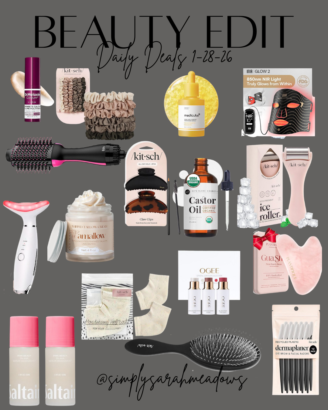 Excited to share some amazing beauty deals with you all! From skincare to hair tools, these picks are must-haves. Shop them now @simplysarahmeadows #beautydeals #skincareroutine 

 #LTKOver40 #LTKSaleAlert #LTKBeauty