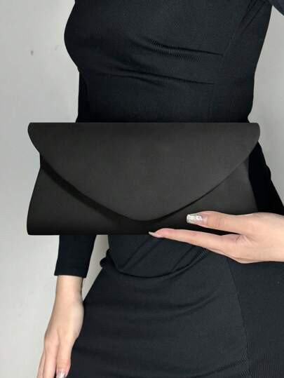 SIIZA Oversized Envelope Clutch Bag, Women's Evening Bag, Suitable For Formal Events, Parties, Ga... | SHEIN
