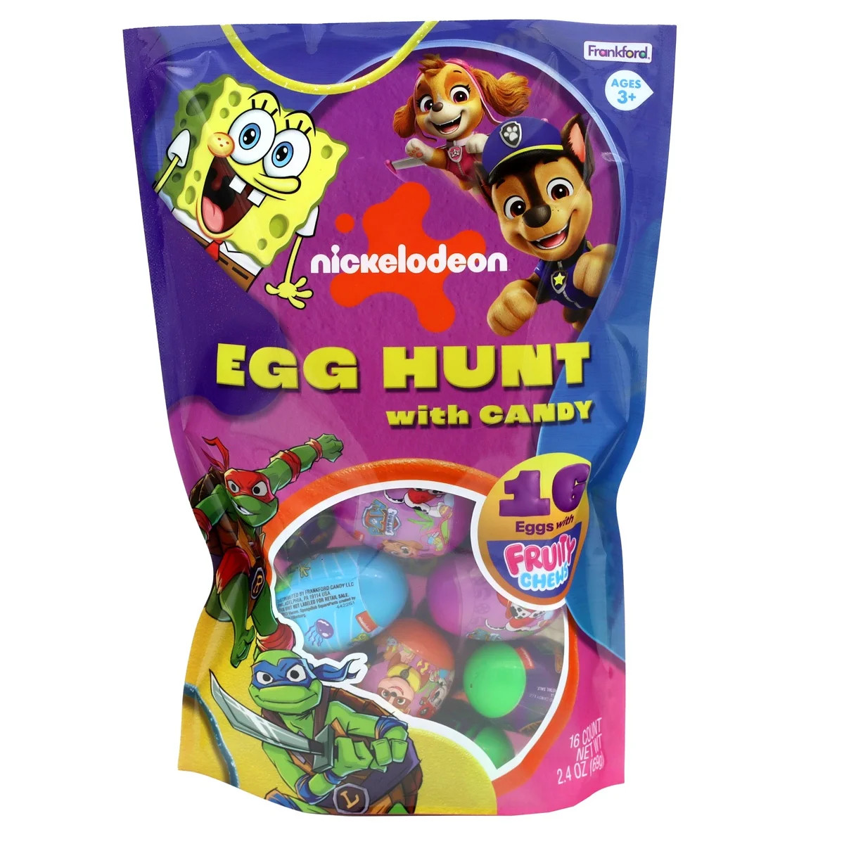 Frankford Nickelodeon Easter Egg Hunt with Fruity Chews Candy | Walmart (US)