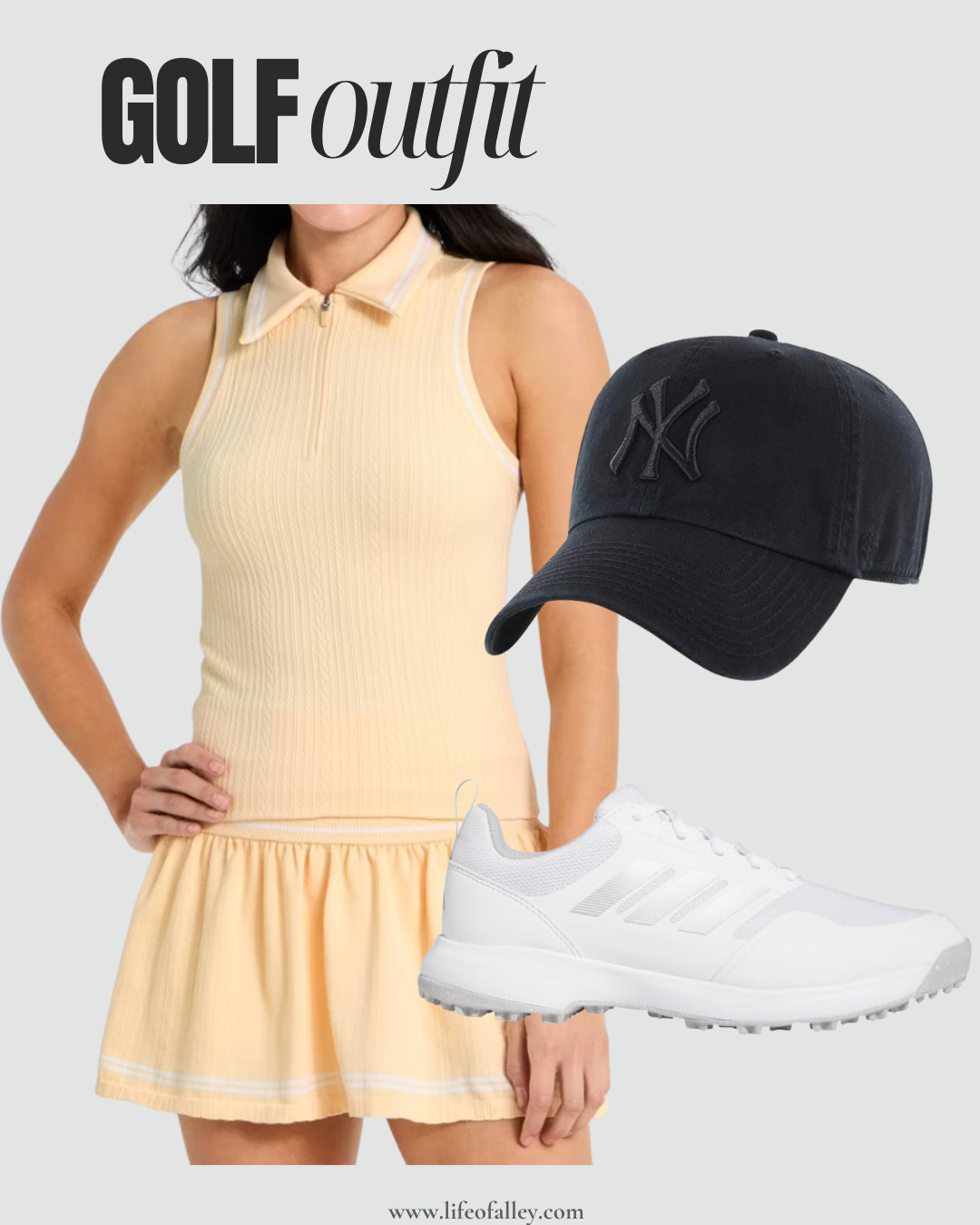 Cute women's golf outfit for Spring!  

 #LTKgrwm #LTKootd #LTKActive