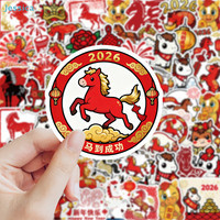 ♥2026 Year of the Horse New Year Stickers Set - Festive Chinese Zodiac Decorative Stickers for Lunar New Year Crafts & Gifts | AliExpress (US)