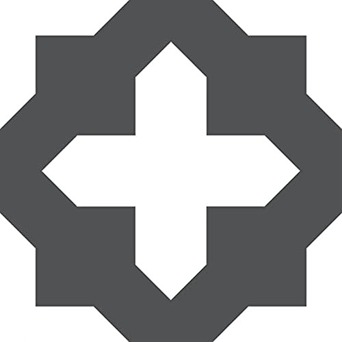 FloorPops FP3308 Nordic Floor Tiles, Black | Amazon (US)