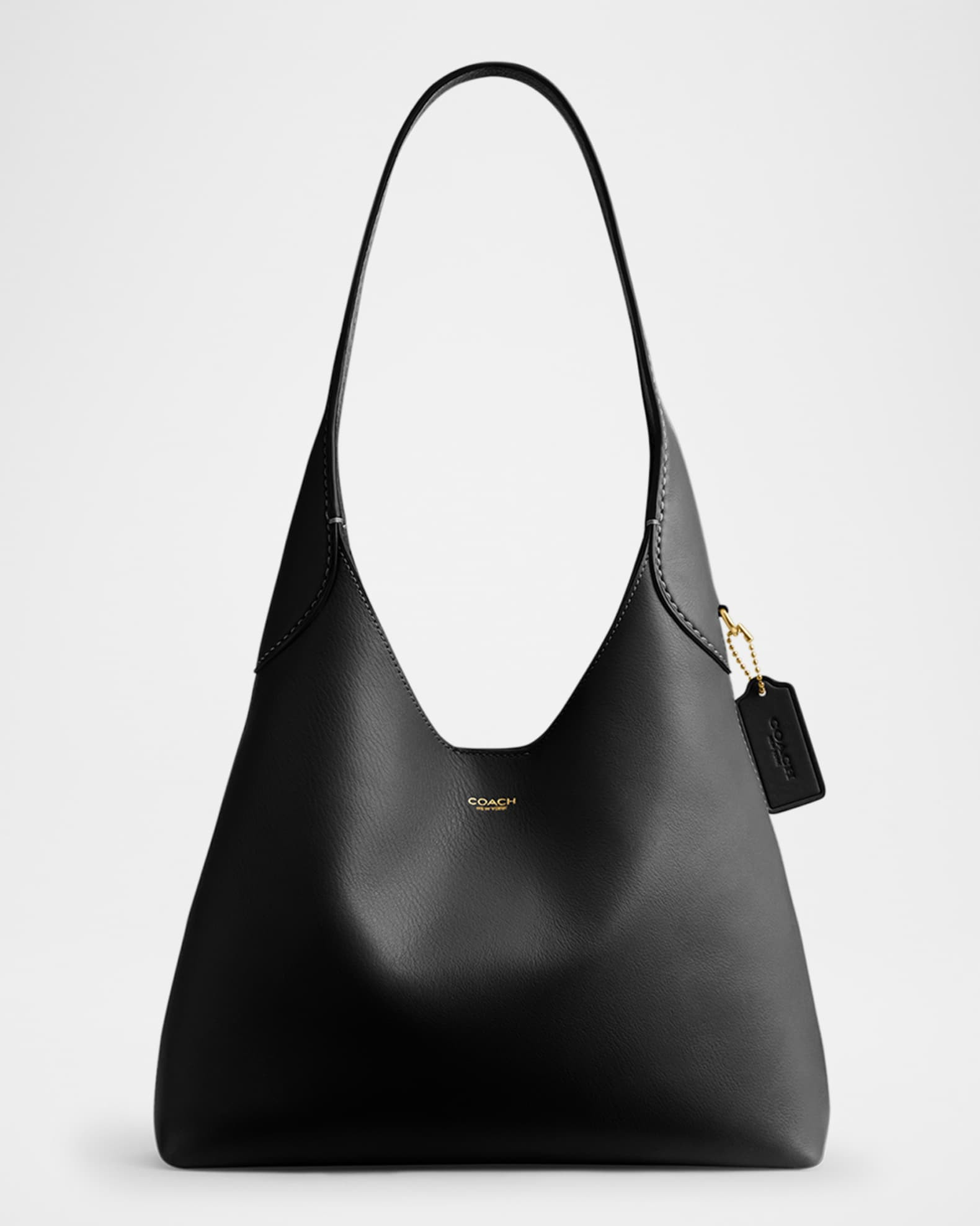 Brooklyn 28 Grain Leather Shoulder Bag | Neiman Marcus