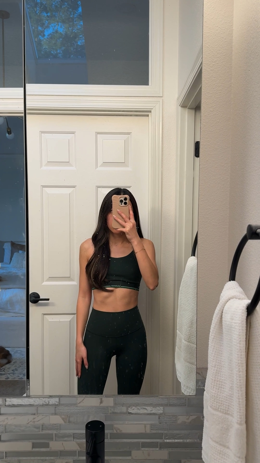 Matchy workout fit from @lululemon 

Sorry friends! I bought them on sale and the exact top is sold out so I linked something similar 💚

#LTKActive #LTKselfcare