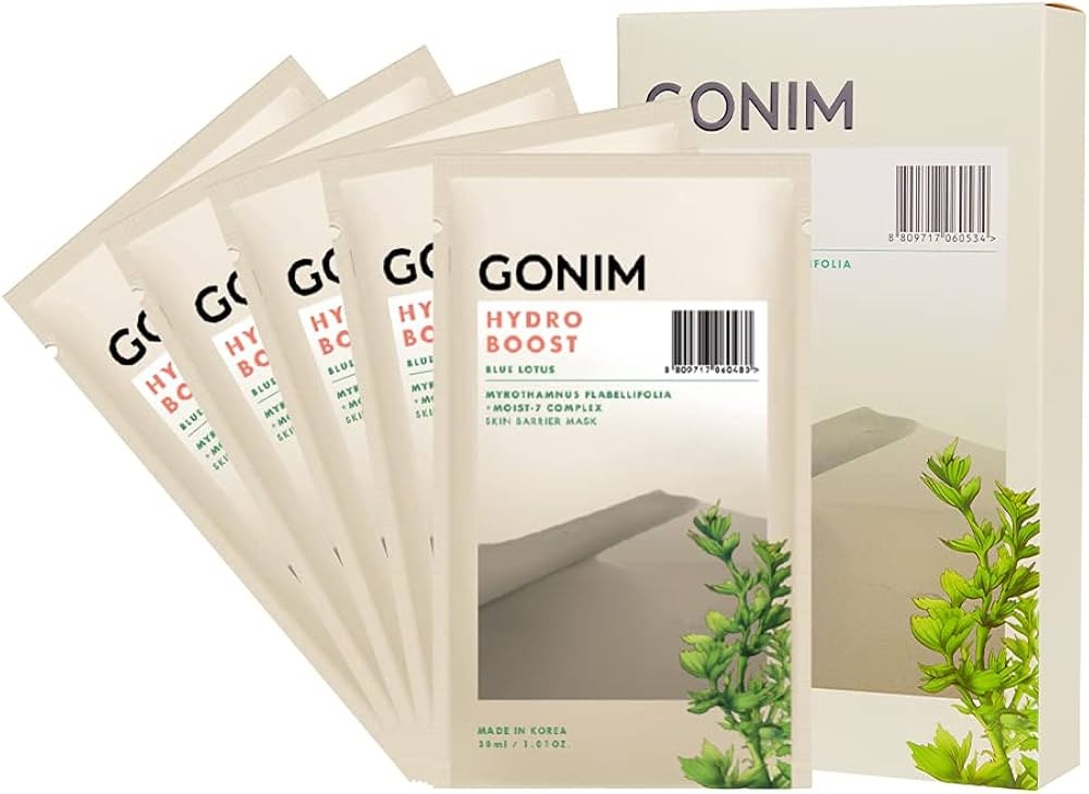 Korean Sheet Masks for Face Plant Nature Facial Masks Skin Care,Hydro Boost Skin Barrier Mask 5 x... | Amazon (US)