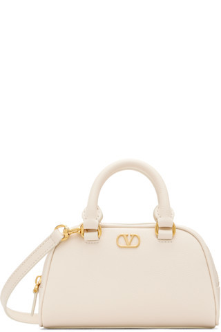 Off-White Vlogo Signature Mini Dome Bag | SSENSE