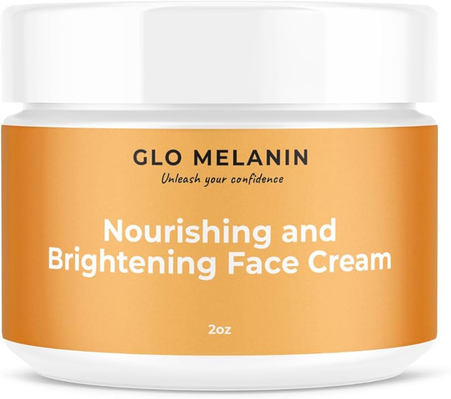 Glo Melanin Nourishing Face Cream - Illuminate Your Skin with Nourishing Cream for Face - Radiant... | Amazon (US)