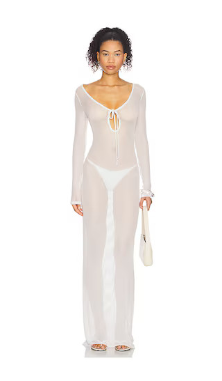 The Isola Maxi Dress in White | Revolve Clothing (Global)