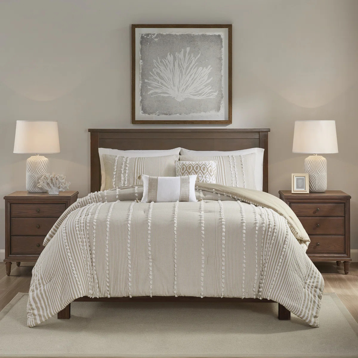 Anslee 3 Piece Cotton Yarn Dyed Comforter Set | Wayfair North America