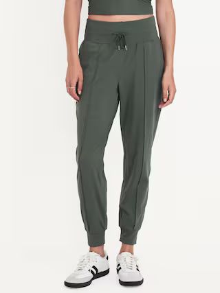 High-Waisted PowerSoft Seamed Joggers | Old Navy (US)