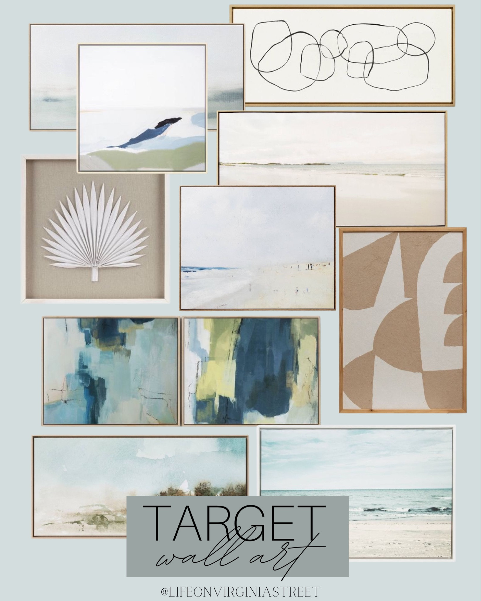 Target wall art finds! A lot of great different options of colors and styles! Perfect for your coastal home! 

target home decor, target style, target home, target wall art, wall decor, home decor, target wall art, target finds, abstract art, coastal style, coastal home, coastal home decor, coastal living, coastal home decor, living room decor, entry way decor 

#LTKhome #LTKstyletip #LTKSeasonal