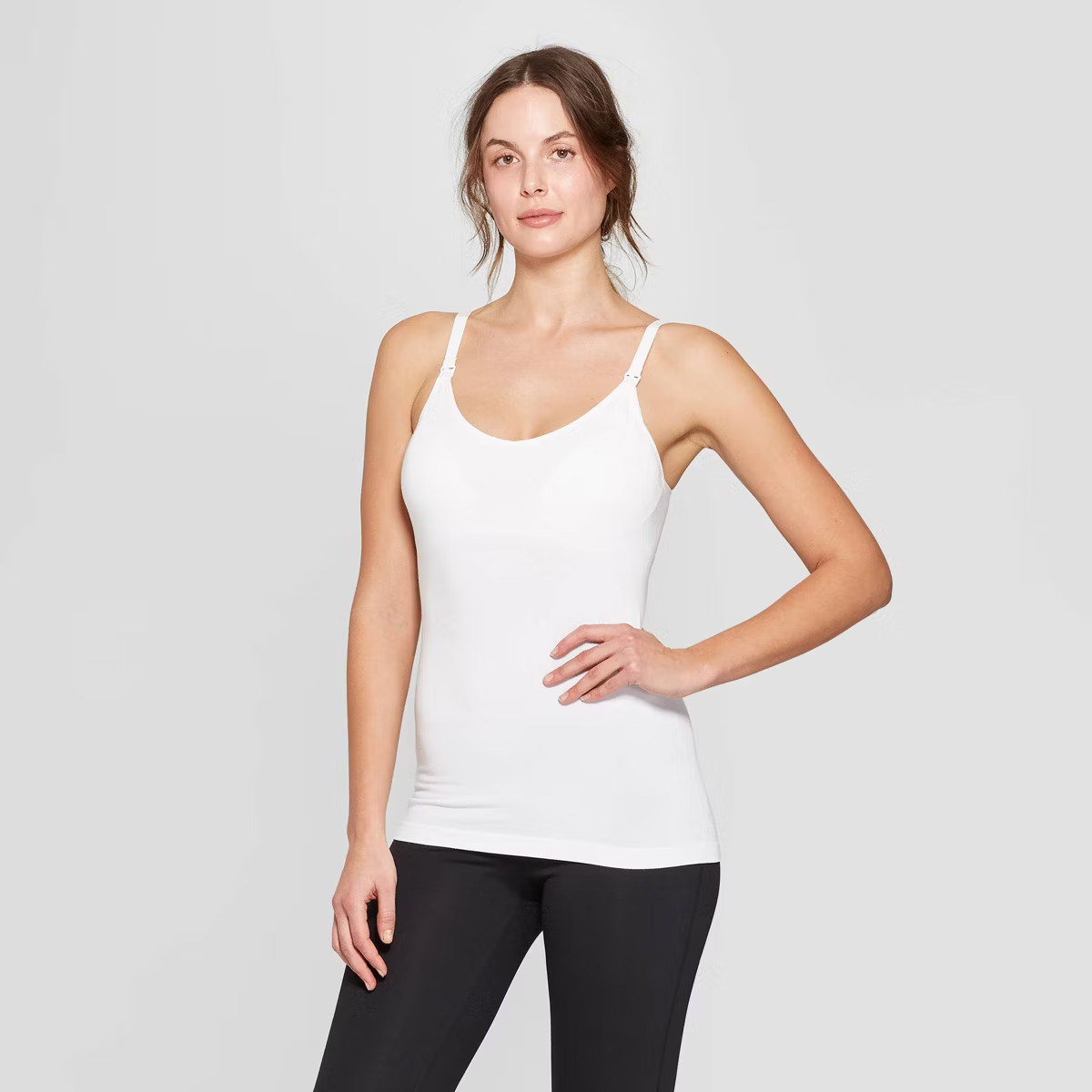 Women's Nursing Seamless Cami - Auden™ Fresh White M | Target