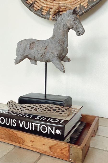 Loving this new horse figurine on got on Wayfair for under $100! Stack it on top of display books for extra height. 👏🏻 #horselover #horses #homedecor #entrywaydecor #consoletabledecor 

#LTKhome #LTKstyletip #LTKunder100