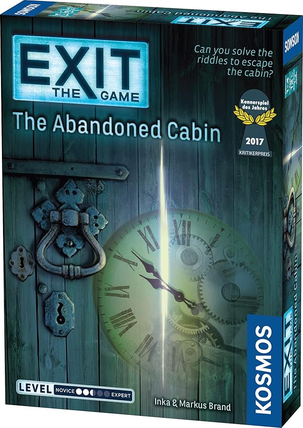 Exit: The Abandoned Cabin | Exit: The Game - A Kosmos Game | Kennerspiel Des Jahres Winner | Fami... | Amazon (US)
