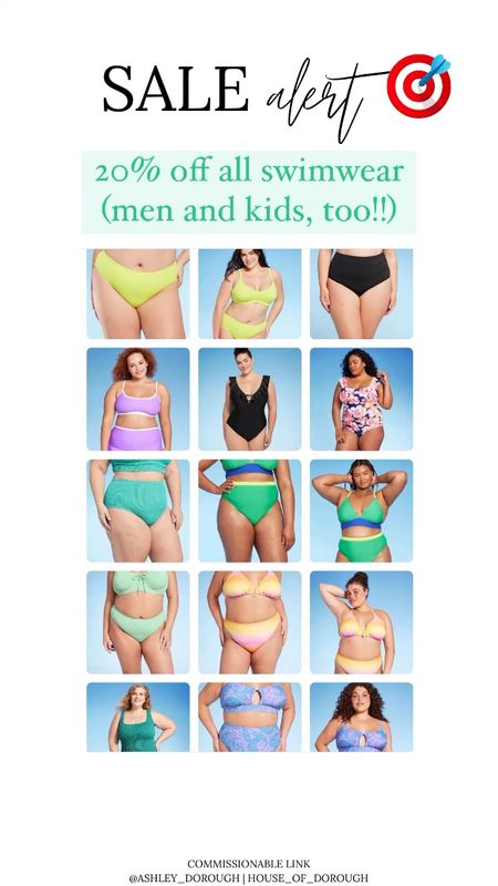 Target swimwear is 20% off for the entire family right now!!!! Linking my plus size faves here! 

#LTKswim #LTKplussize #LTKsalealert