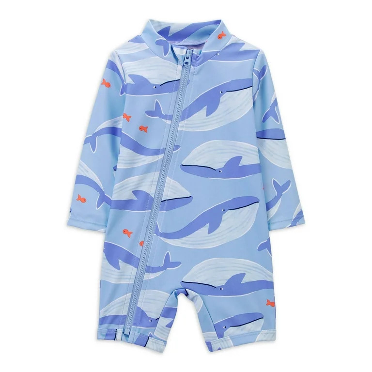 Carter's Child of Mine Baby Rash Guard Swimsuit, Sizes 0/3-18M | Walmart (US)
