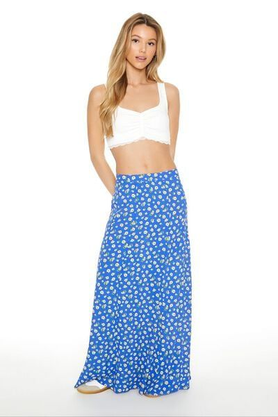 Floral Print Maxi Skirt | Forever 21