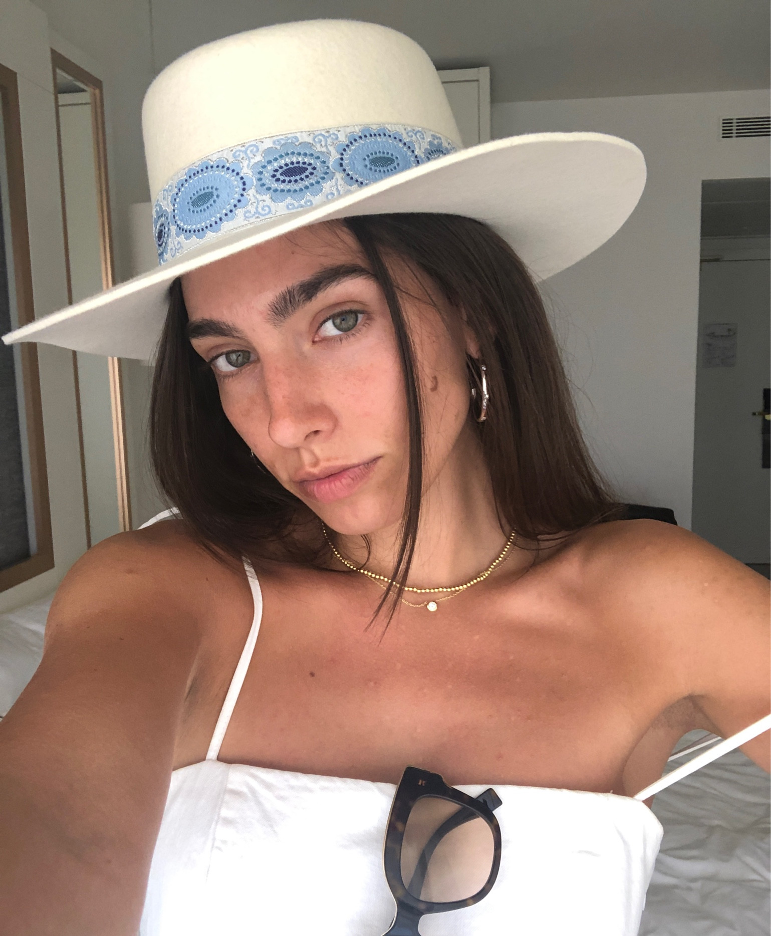 Summer Fedora Boater Hat - Lack of Colour in Cream with Blue Ribbon Detail 

#LTKfit #LTKstyletip #LTKSeasonal