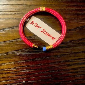 NEW Betsey Johnson pink pencil bracelet | Poshmark