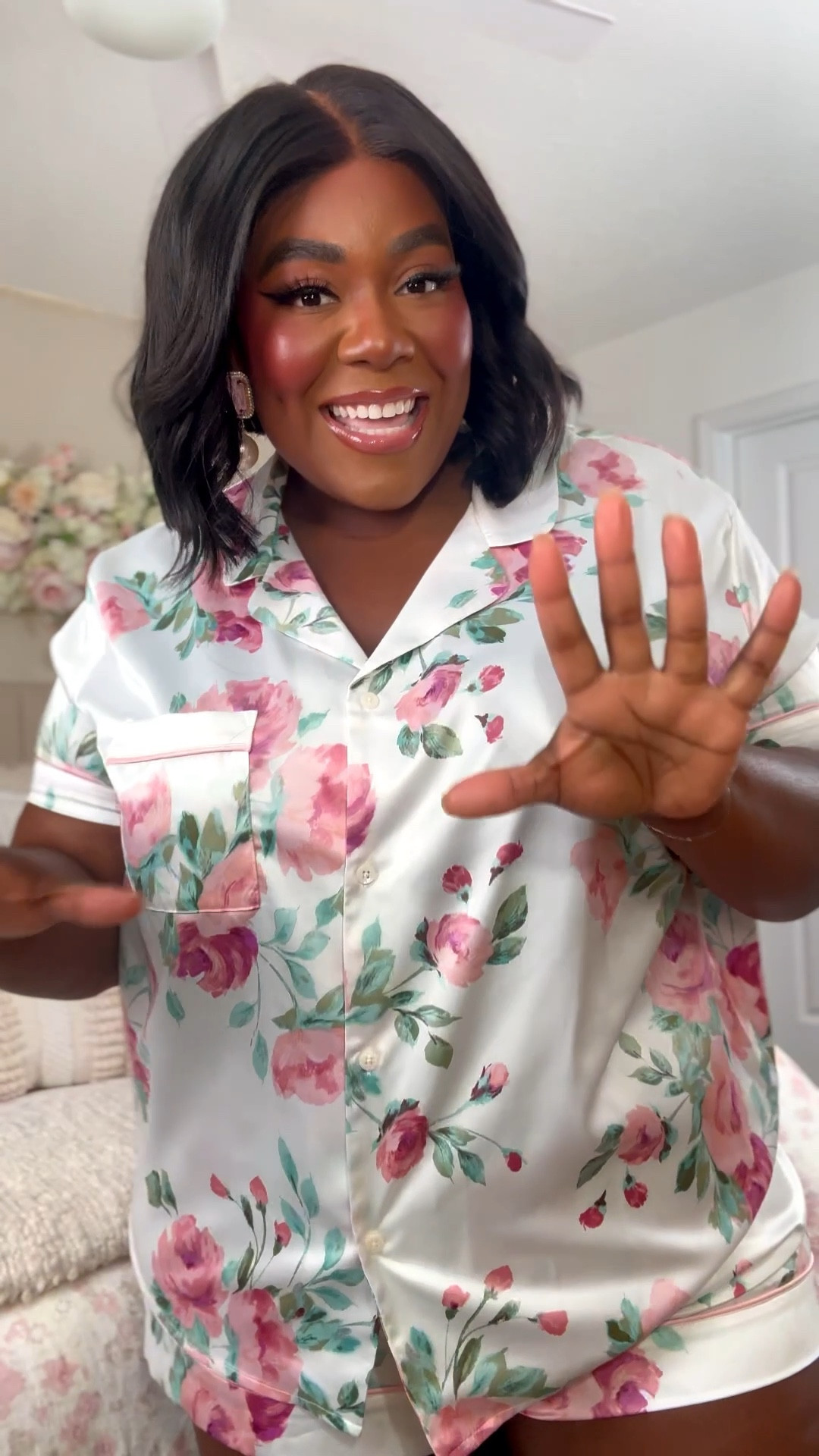 plus size satin pjs under $20 

Size 3X 

#LTKPlusSize