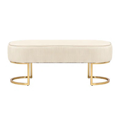 Duppstadt Velvet Upholstered Bench | Wayfair North America