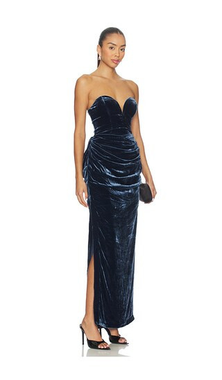 ROTATE Ivette Dress in Blue. - size 40 | Revolve Clothing (Global)