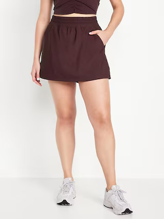 High-Waisted SleekTech Skort | Old Navy (US)