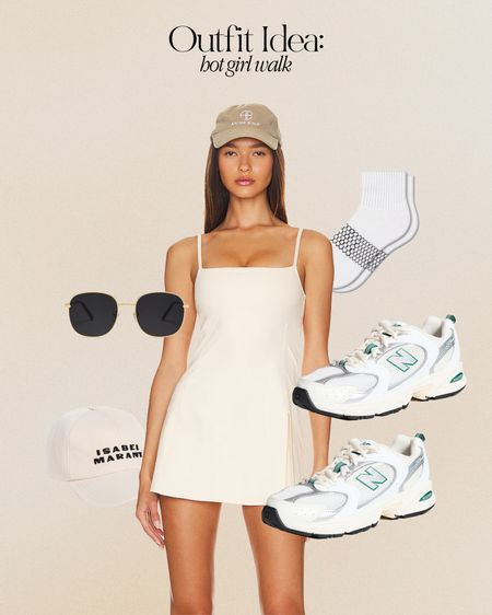 Hot girl walk outfit idea 👟