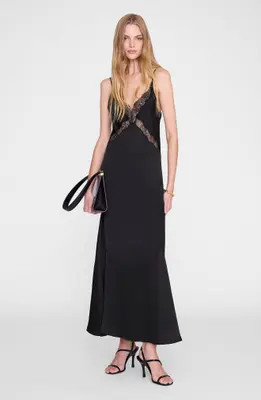ANINE BING Magnolia Dress in Black at Nordstrom, Size X-Small | Nordstrom