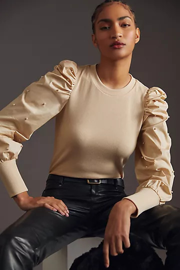 DOLAN Puff-Sleeve Blouse | Anthropologie (US)