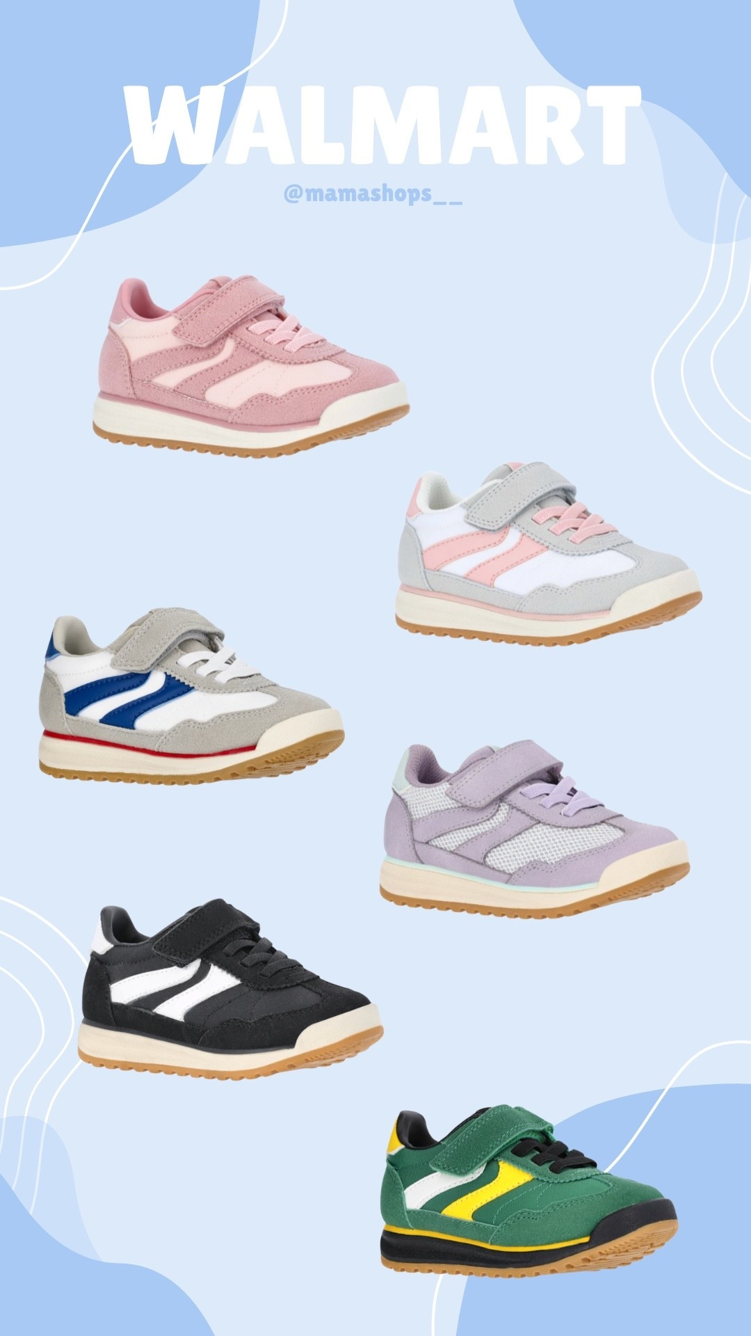 Wonder Nation Boys and Girls jogger sneakers, lots of different colors to choose from!🤩👟

Find them at Walmart, linking items here ❤️🔗

#LTKmomlife #LTKKids #LTKTravel