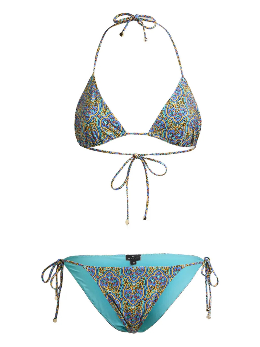 paisley-print bikini | Farfetch Global