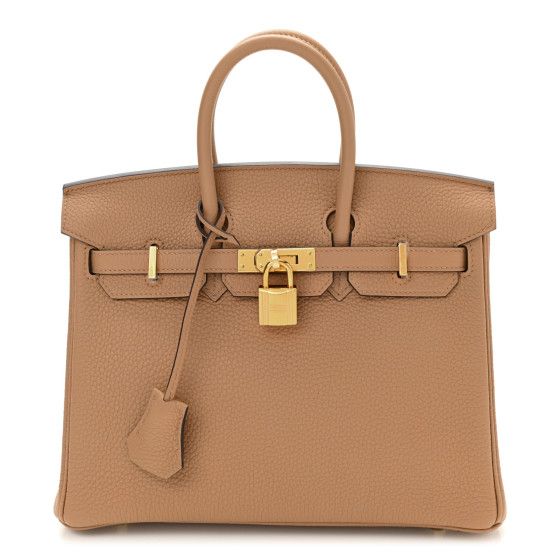 Hermes: All/Bags/Handbags/HERMES Togo Birkin 25 Chai | FASHIONPHILE (US)