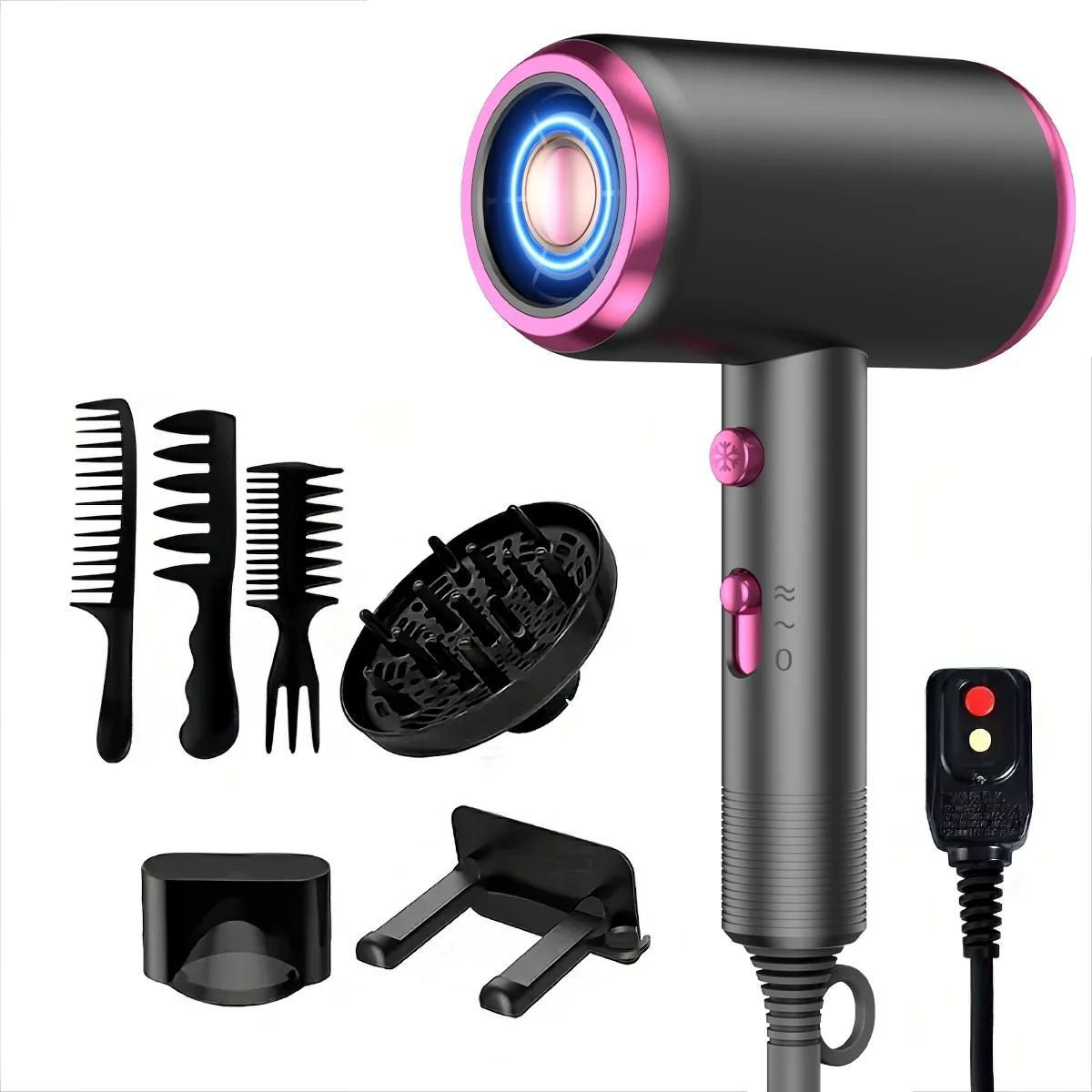 Hoey Professional Ionic Hair Dryer, Powerful 1800W Fast Drying Low Noise Blow Dryer with Concentr... | Target