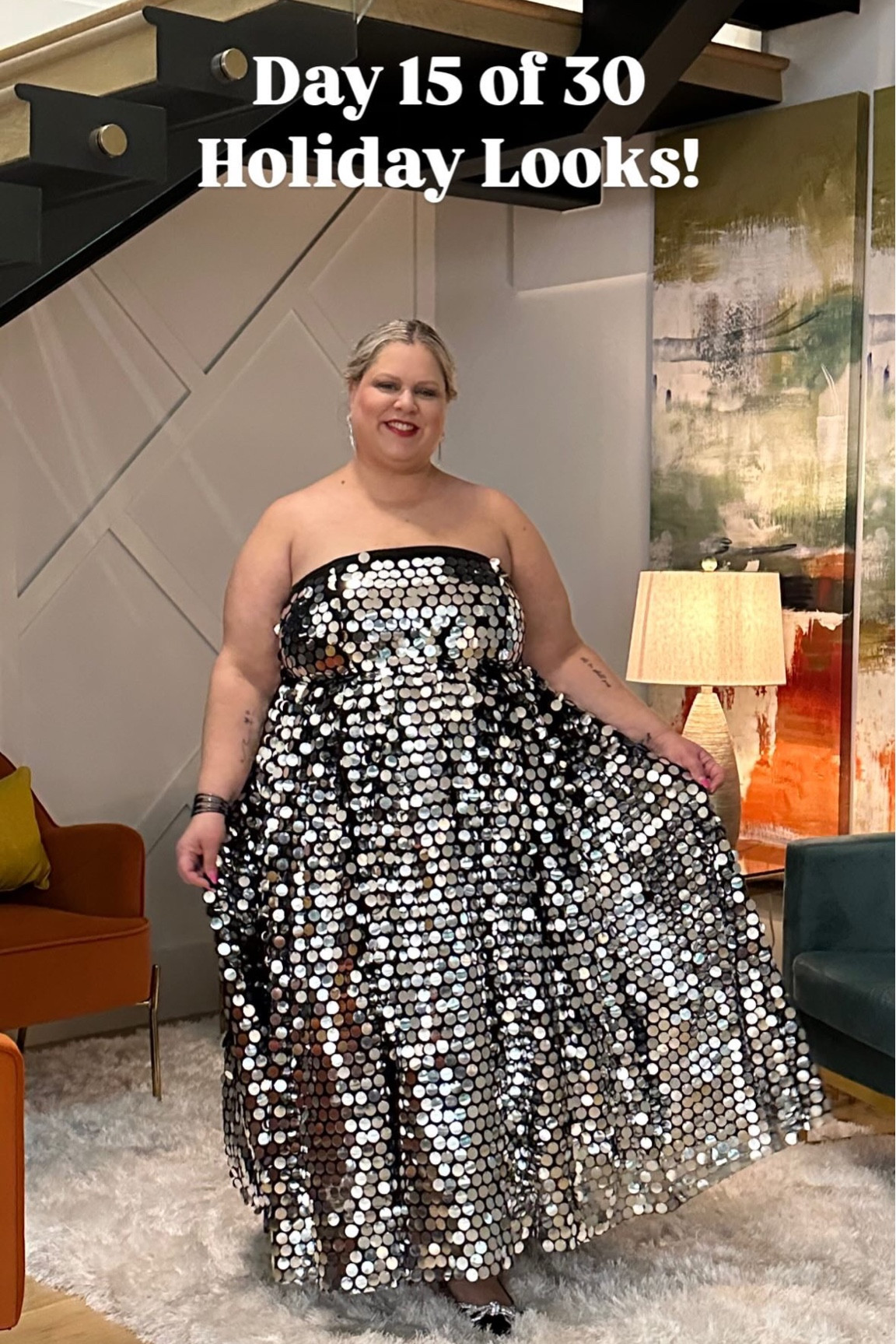 This might be my favorite look so far! This @eloquii dress was perfect for a party last weekend! I’m not saying I stole the show but the dress code was dress to impress and I’m pretty sure I did! 

#eloquii #xoq #dallasinfluencer #dallasbloggers #plussizeholiday #plussizeholidayfashion #holidaydresses #holidaydress