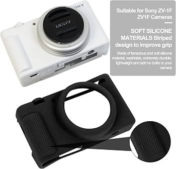 ZV-1F Camera Case, Soft Silicone Rubber Protective Cover Skin for Sony ZV1F/ZV-1 II/ZV-1M2/ZV-1 M... | Amazon (US)