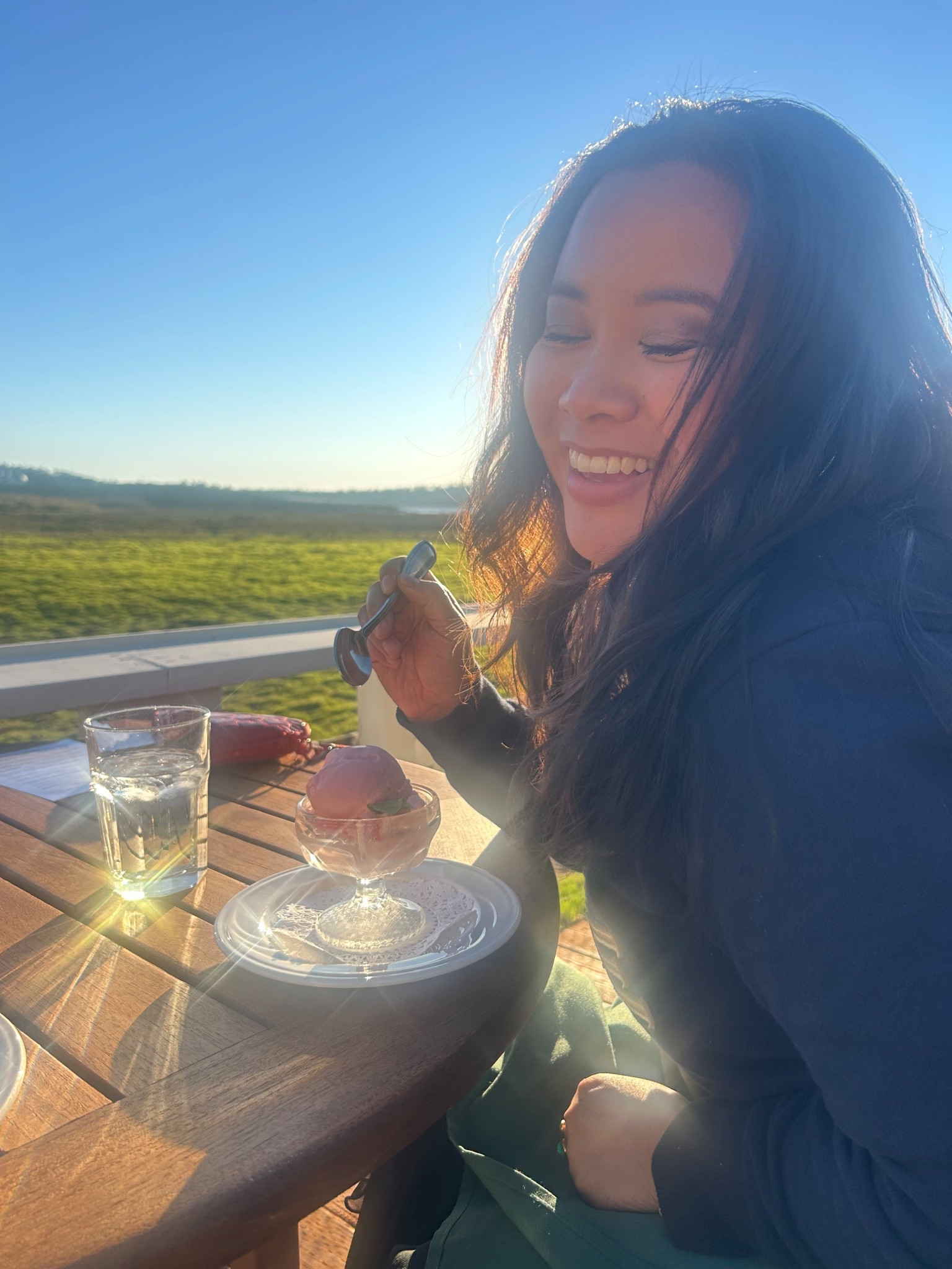 Golden Hour Happy Hour Look with White Wine Vibes

There is something about happy hour with a glass of chilled white wine as the sun begins to set that softens the whole day. The light turns warm, the air feels lighter, and everything slows down just enough to be present. This look is what I wore for that golden hour moment. a cozy sweater layered under an oversized denim jacket for that relaxed, effortless feel that still looks put together. Easy, comfortable, and perfect for sipping, chatting, and watching the sky change colors. Whether you are on a patio, by the water, or at your favorite local spot, this is your reminder to pause, sip, and let the day land gently.

#happyhourstyle #goldenhourvibes #whitewine #denimjacketstyle #cozysweater #casualchicstyle #californiaaesthetic #ootdinspo #relaxedstyle #sunsetoutfit

happy hour outfit | oversized denim jacket | cozy sweater outfit | golden hour style | white wine vibes | casual chic outfit | california sunset style | relaxed evening look

#LTKootd #LTKTravel #LTKdayinmylife