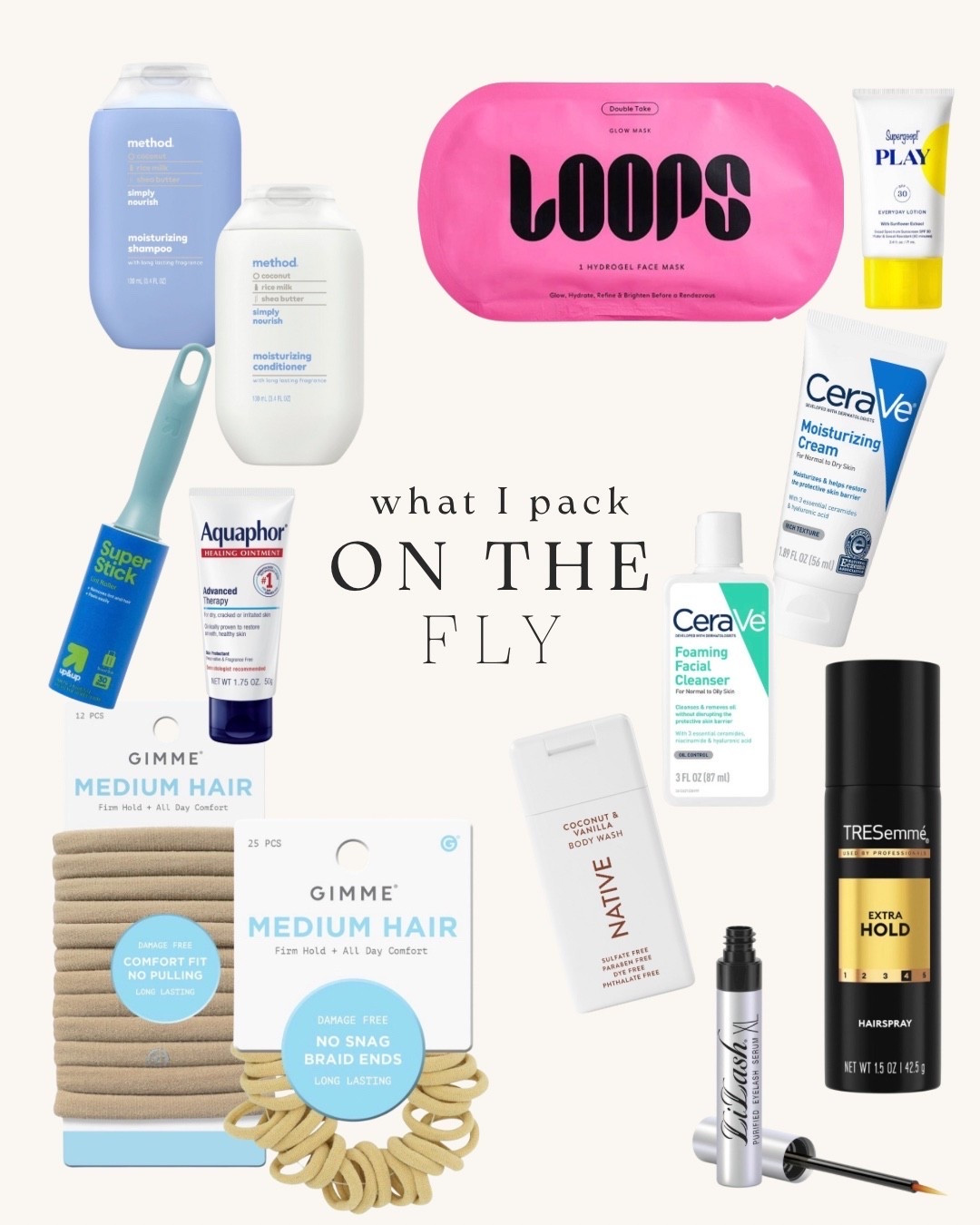 My travel necessities! 🧴✈️ #flightattendant 

#LTKgrwm #LTKdayinmylife #LTKTravel