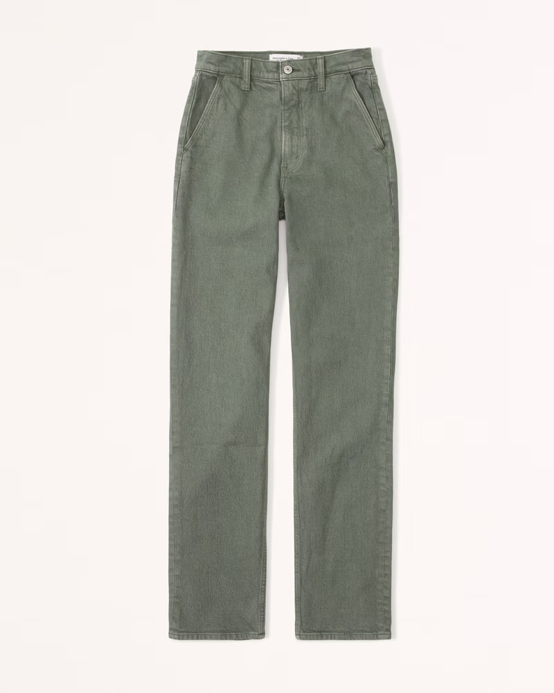 Ultra High Rise 90s Straight Jean | Abercrombie & Fitch (US)