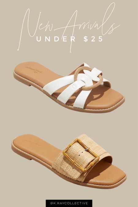 Two great summer sandals under $25.

Summer slides | white sandals | affordable style | attainable style | target finds | target style | sandal 

#SummerStyle #Sandals #SummerShoes #ShoesUnder25 #AffordableStyle #AttainableStyle

#LTKunder50 #LTKshoecrush #LTKtravel
