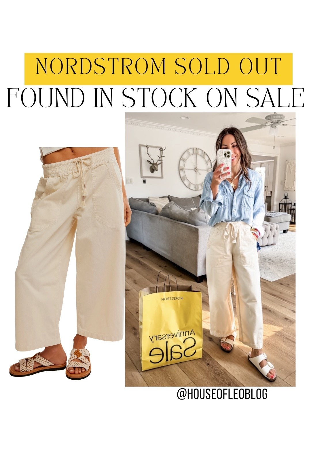 Wearing XS drawstring pants. Nordstrom sale. Nsale

#LTKSaleAlert #LTKOver40 #LTKPetite