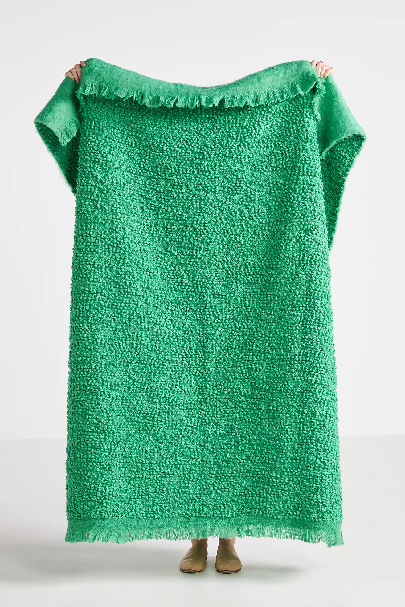 Cloudy Bouclé Throw Blanket | Anthropologie (US)