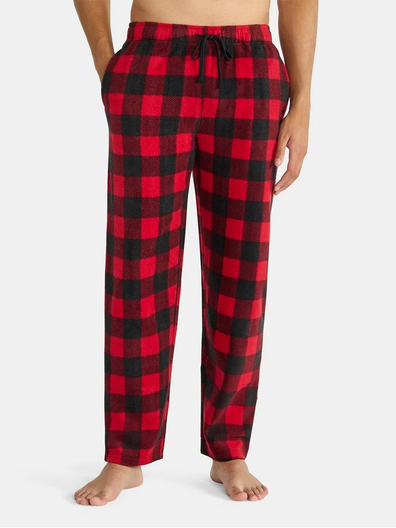 Holiday Time Men's Rolled Sleep Pants with Pockets, Size S-2XL - Walmart.com | Walmart (US)