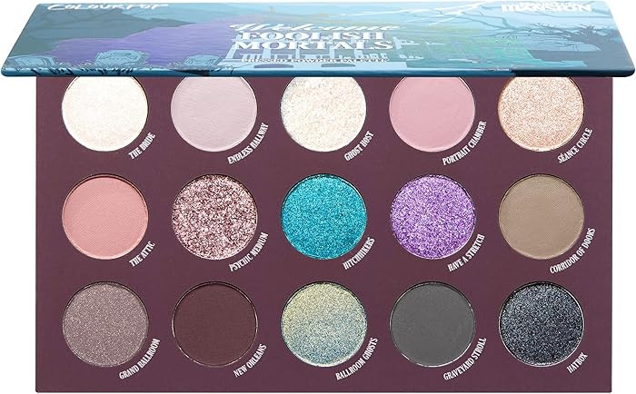 ColourPop x Haunted Mansion Foolish Mortals Eyeshadow Palette - Eye Makeup Palette with Matte, Me... | Amazon (US)
