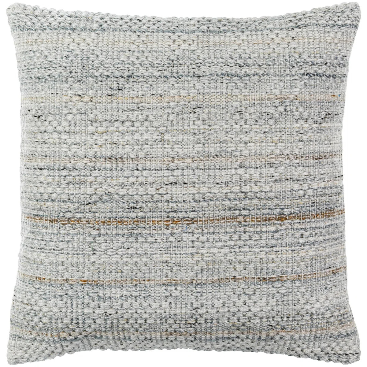Livabliss  Gray Striped Throw Pillow Square & Reviews | Wayfair | Wayfair North America
