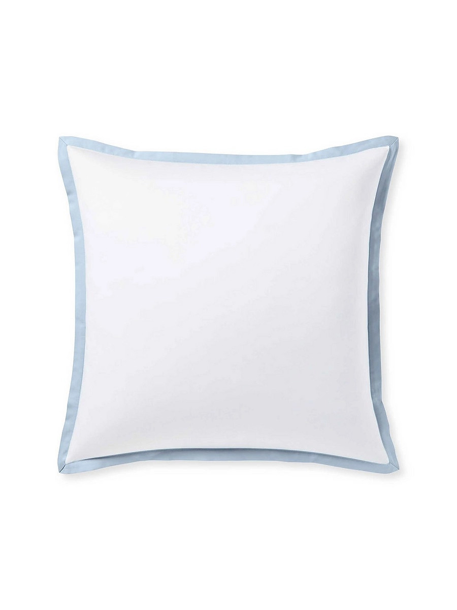 Border Frame Sateen Sham | Serena and Lily