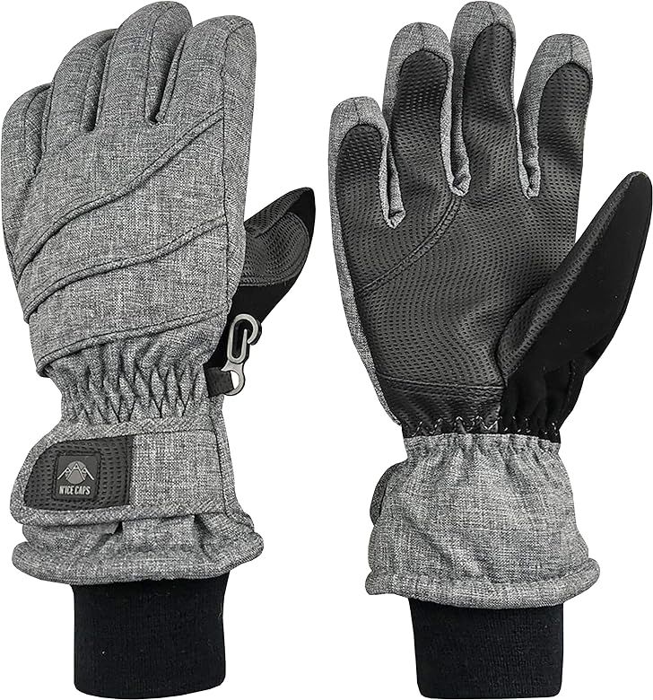 N'Ice Caps Kids Thinsulate Waterproof Warm Winter Snow Ski Glove With Ridges | Amazon (US)