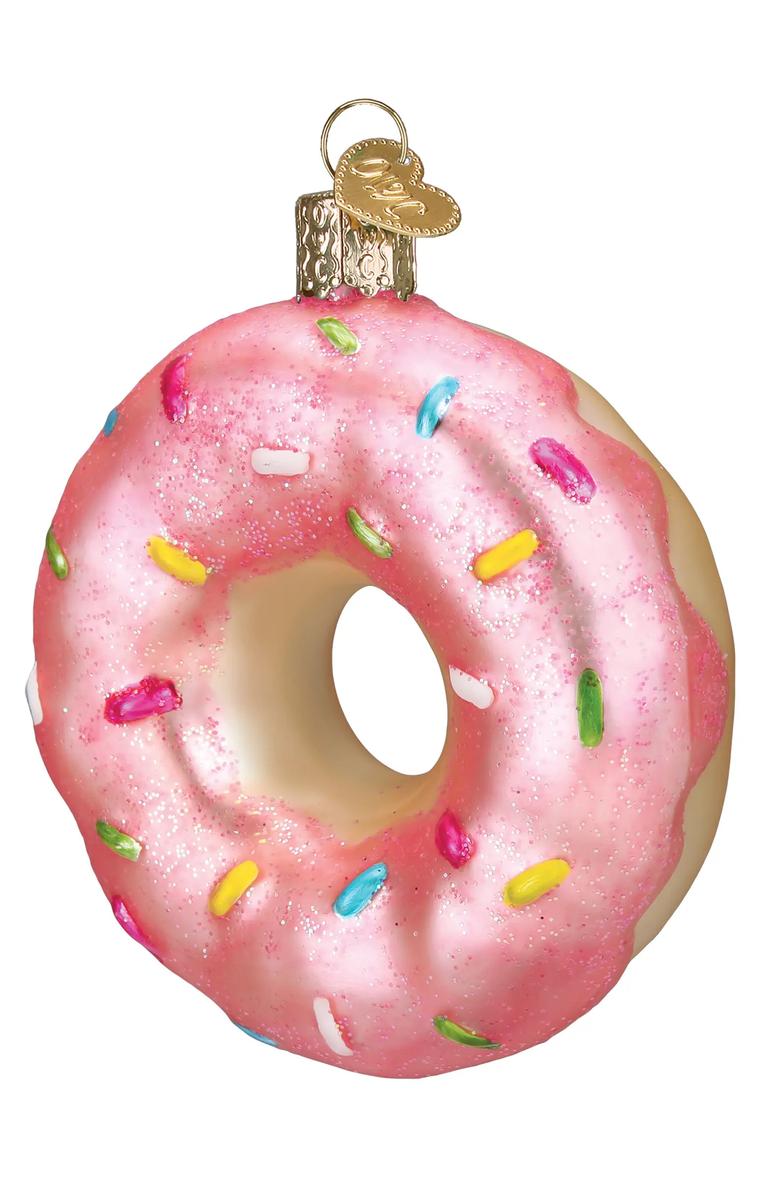 Old World Christmas Sprinkles Donut Glass Ornament | Nordstrom | Nordstrom
