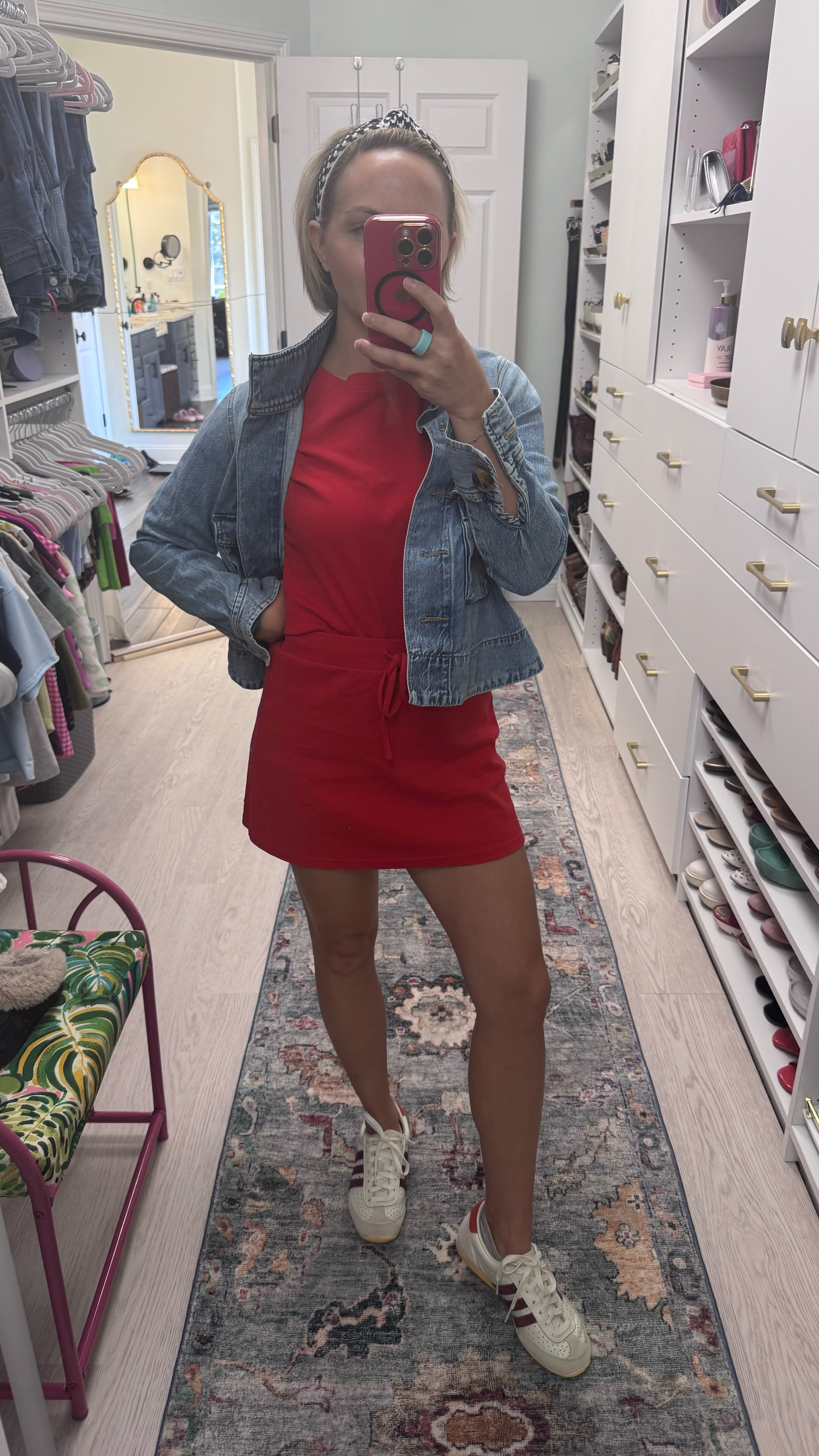 I need to but this set in all the colors! The material is fantastic, I’m impressed with the quality overall and, my favorite part is that the skirt has built-in shorts! I do love it paired with my little Adidas sneakers… Loving this look and I am totally getting this and all the colors!

#LTKShoeCrush #LTKPetite #LTKStyleTip