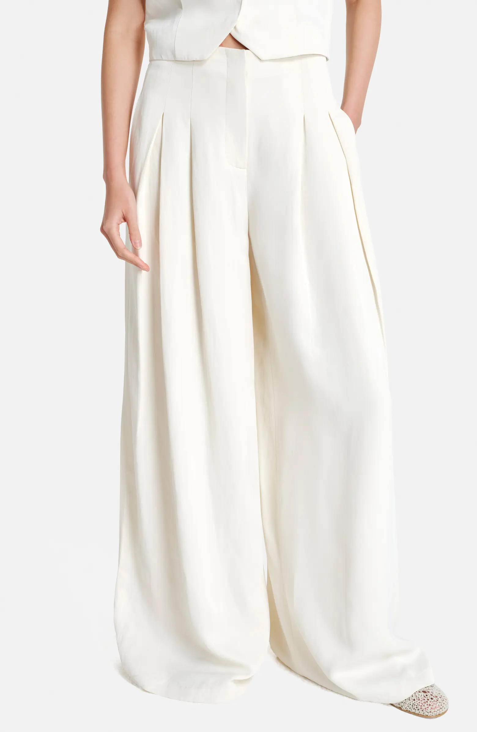 Drew High Waist Wide Leg Pants | Nordstrom